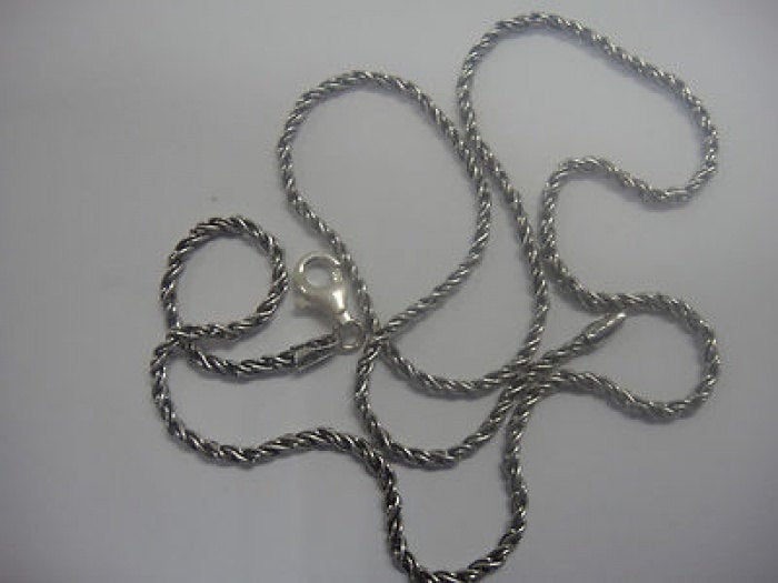 925 Sterling Silver Chain 17'' image 1