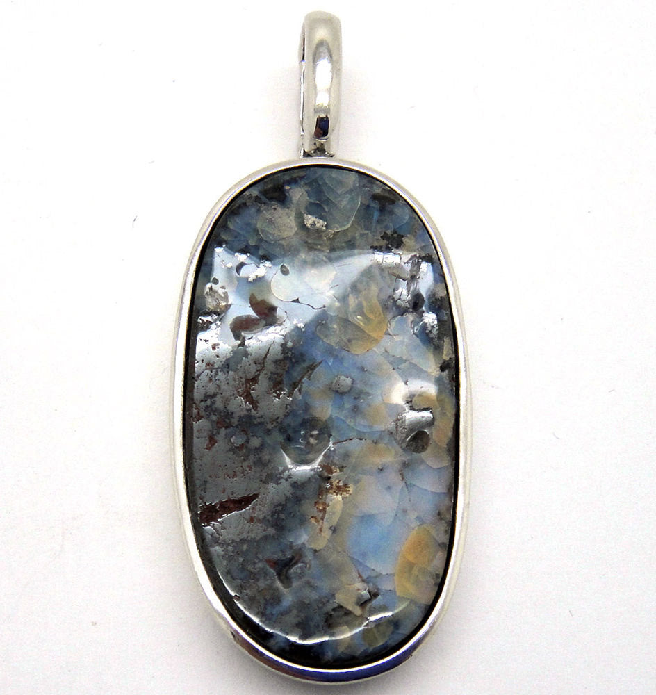 Australian Opal Pendant, 925 Sterling Silver Pendant, Gemstone Pendant, Unique Jewelry image 0