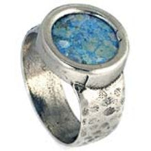 Stylish 925 Sterling Silver Ring, Ancient Roman Glass Ring, Roman Glass Jewelry, OOAK image 2