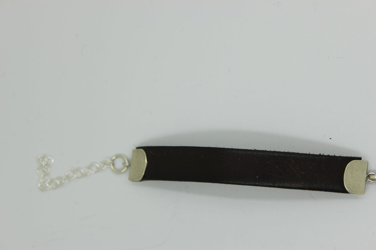 Beautiful Bracelet made Of Sterling Silver and set with amazing 2000 Year old Roman Glass image 3