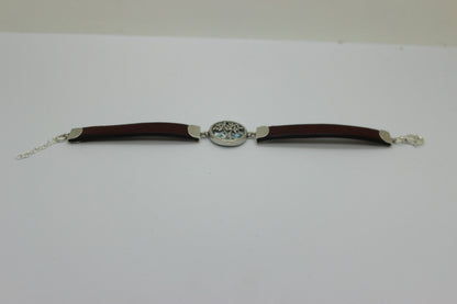 Beautiful Bracelet made Of Sterling Silver and set with amazing 2000 Year old Roman Glass image 6