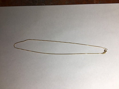 14k yellow chain 20" image 2