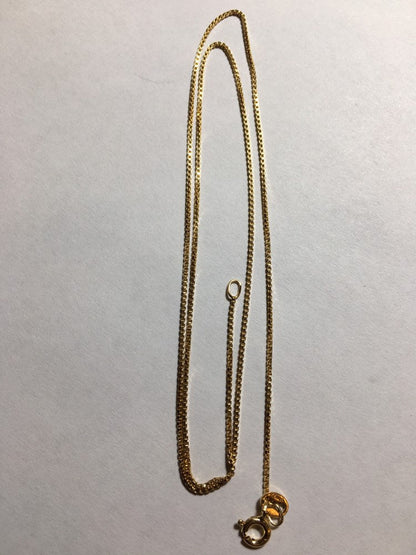 14k yellow chain 20" image 1