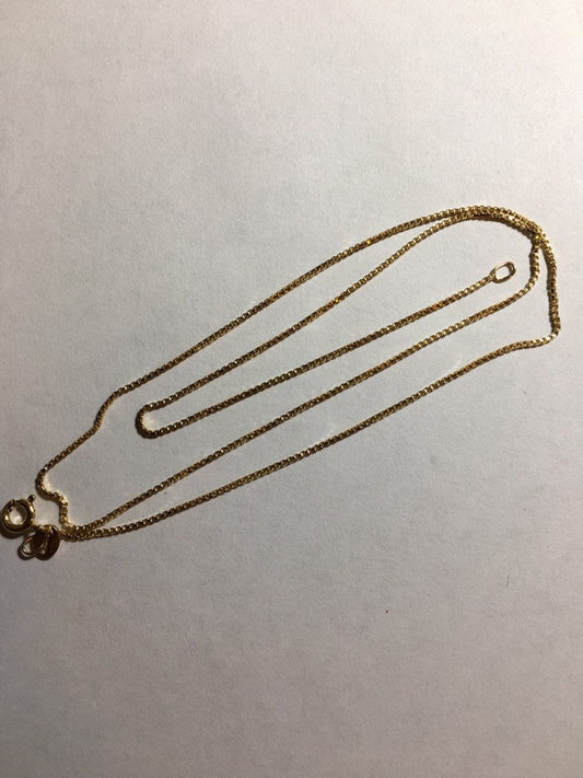14k yellow chain 20" image 0