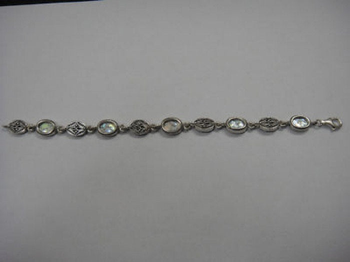 OOAK 925 Sterling Silver Bracelet, Ancient Roman Glass Bracelet, Unique Jewelry, Roman Glass Jewelry image 3