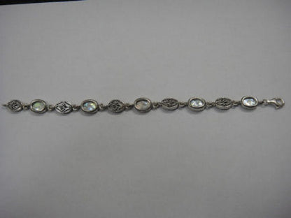 OOAK 925 Sterling Silver Bracelet, Ancient Roman Glass Bracelet, Unique Jewelry, Roman Glass Jewelry image 3