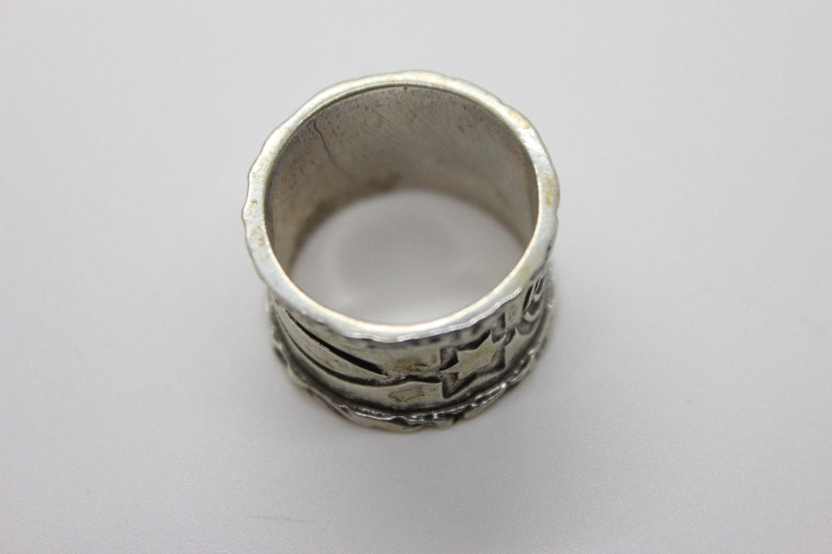 Beautiful Ornament 925 Sterling Silver Ring Band image 2