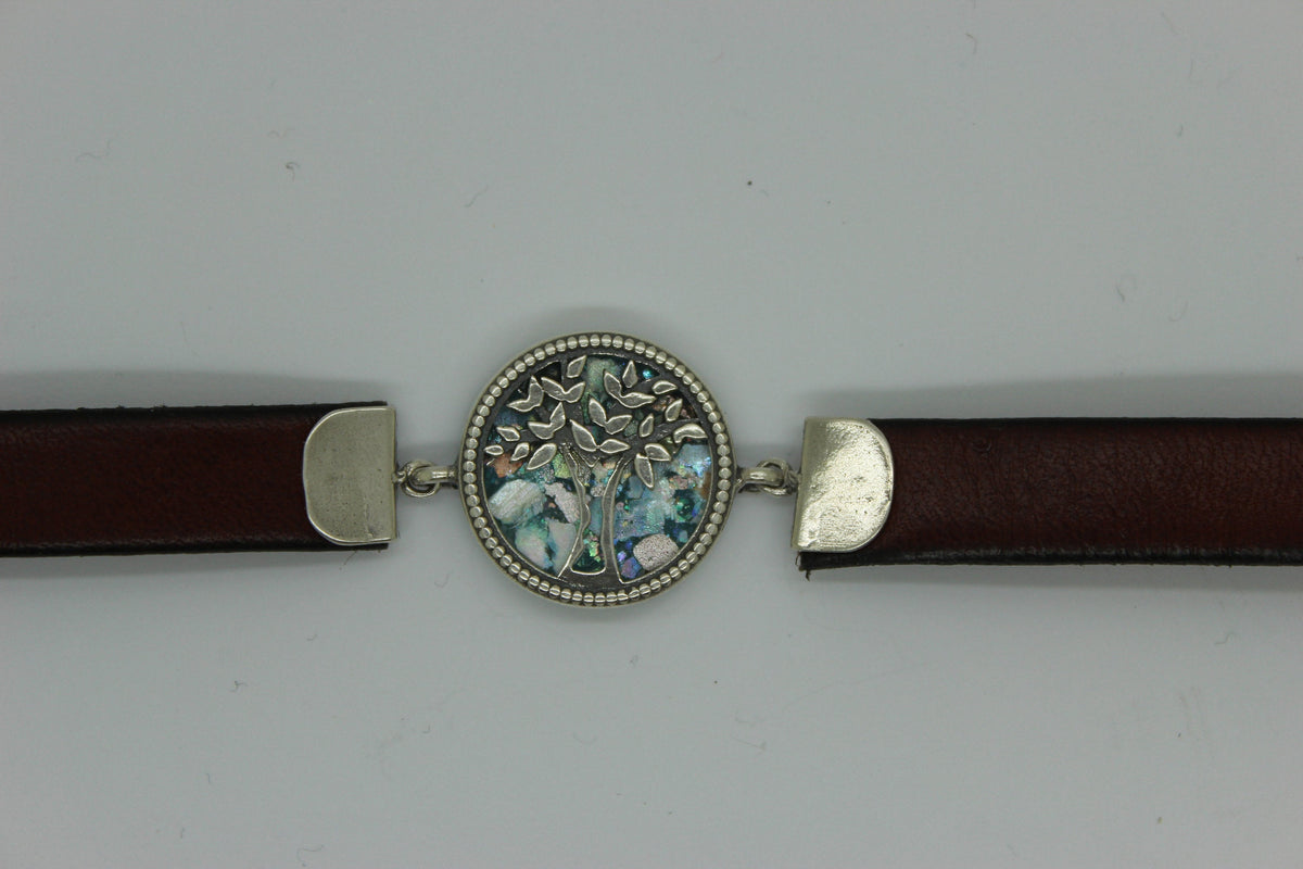 Beautiful Bracelet made Of Sterling Silver and set with amazing 2000 Year old Roman Glass image 2