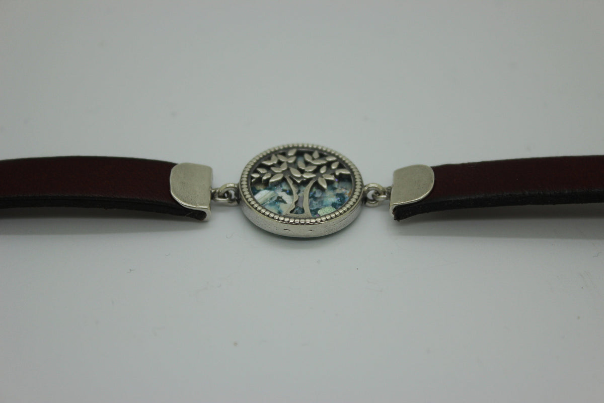 Beautiful Bracelet made Of Sterling Silver and set with amazing 2000 Year old Roman Glass image 5