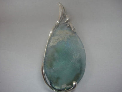 Beautiful  Pendant, 925 Sterling Silver Pendant, Antique Roman Glass Pendant, One Of a Kind Unique Jewelry image 0