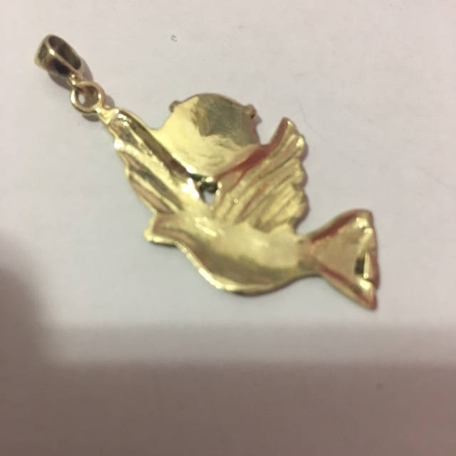 Widow's Mite Coin Pendant, 14K Yellow Gold Pendant, Unique Jewelry, Original Design, Anciet Coin Jewelry image 2