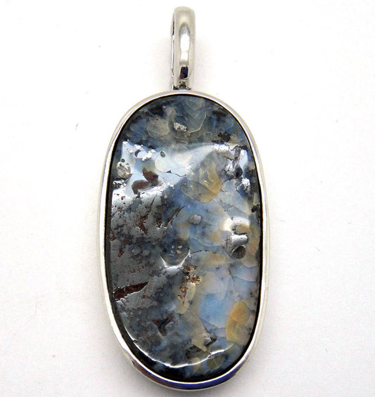 Australian Opal Pendant, 925 Sterling Silver Pendant, Gemstone Pendant, Unique Jewelry image 0