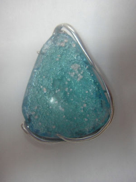 Interesting 925 Sterling Silver Pendant, Antique Roman Glass Pendant One Of A Kind Unique Jewelry image 1