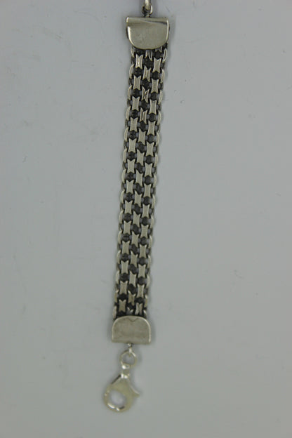 Beautiful 925 Sterling Silver Bracelet, Ancient Roman Glass Bracelet, Unique Jewelry image 4