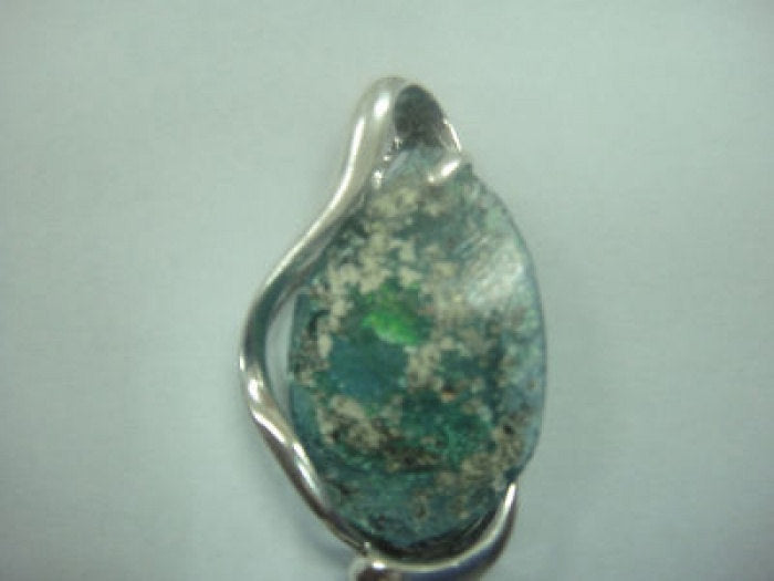 Beautiful Woman 925 Sterling Silver Pendant, Ancient Roman Glass Pendant, Unique Jewelry image 1