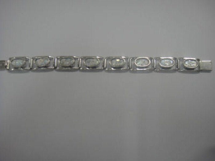 Wonderful Ladies Bracelet, 925 Sterling Silver Bracelet, Ancient Roman Glass Bracelet, Roman Glass Jewelry image 1